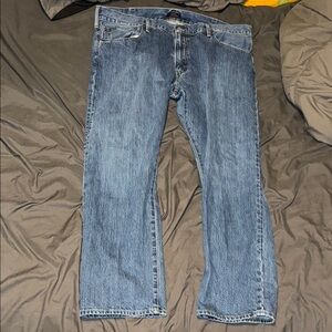 Polo Ralph Lauren Classic Blue Denim Jeans 40x30 Hampton Relaxed Straight